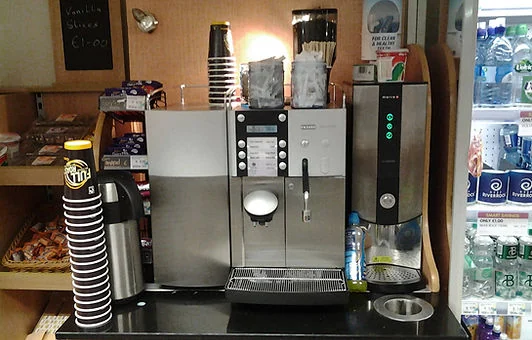 Fully operated coffee vending installation